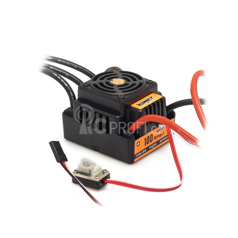 COMBO BRUSHLESS 100Amp WP s 4P 4274SL 2200Kv motorem + programovací karta