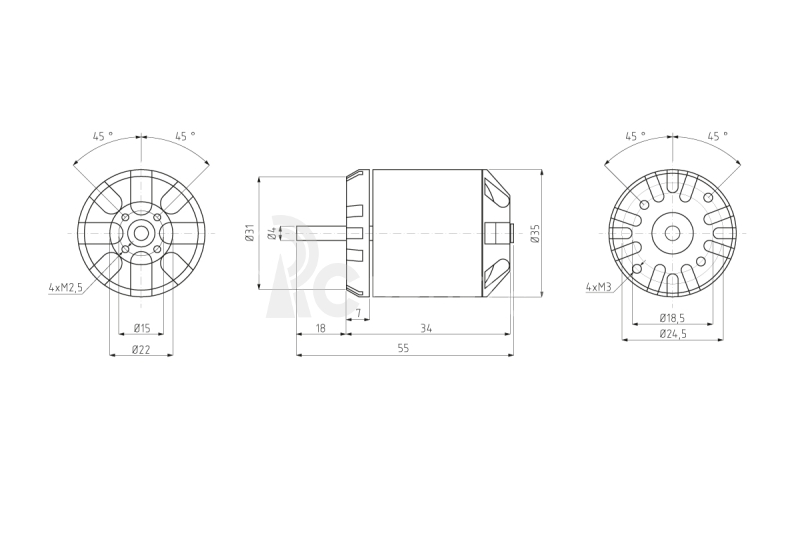 Combo set KAVAN C3536-1000 + KAVAN R-40B