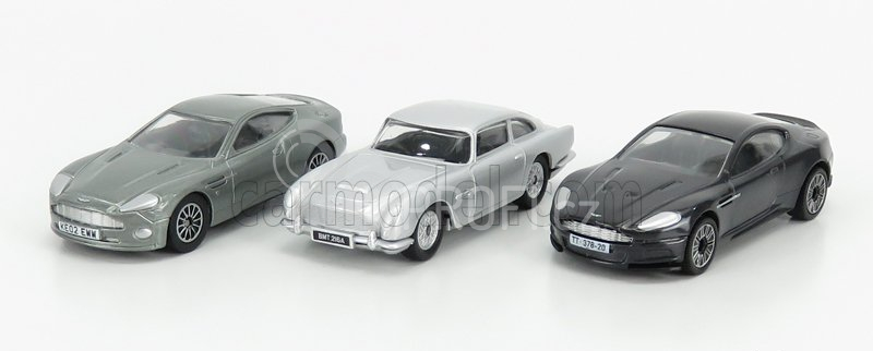 Corgi Aston martin Set 3x 007 James Bond - tři modely 1:50