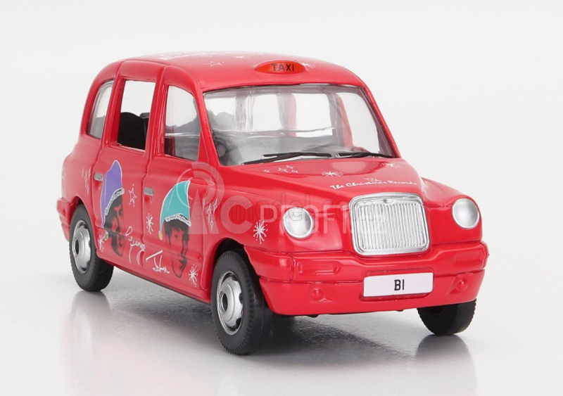 Corgi Austin London Taxi Lti Tx4 2007 - The Beatles - Christmas Taxi 1:36 Tmavě Růžová
