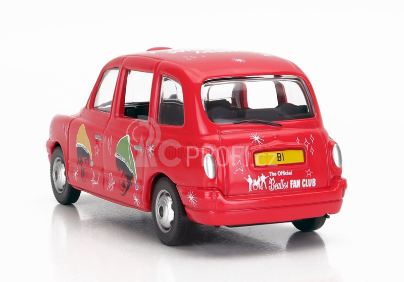 Corgi Austin London Taxi Lti Tx4 2007 - The Beatles - Christmas Taxi 1:36 Tmavě Růžová