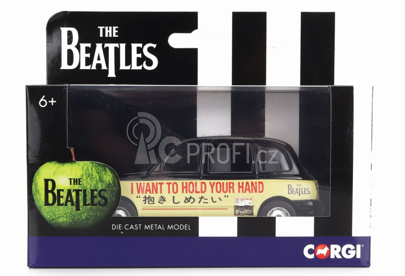 Corgi Austin London Taxi Lti Tx4 2007 - The Beatles - I Want To Hold Your Hand 1:36 Žlutá Černá