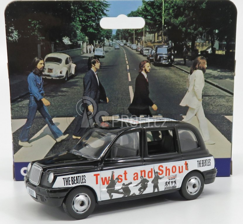 Corgi Austin London Taxi Lti Tx4 2007 - The Beatles - Twist And Shout 1:36 Černá Bílá