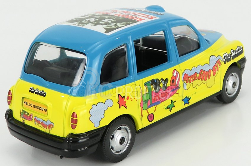 Corgi Austin London Taxi Lti Tx4 2014 - The Beatles 1:36 Žlutá Světle Modrá