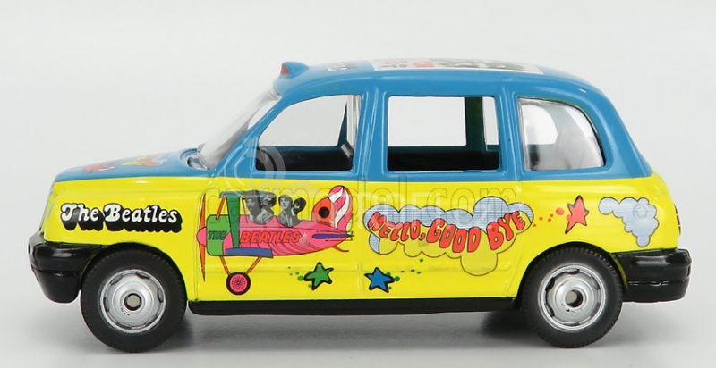 Corgi Austin London Taxi Lti Tx4 2014 - The Beatles 1:36 Žlutá Světle Modrá