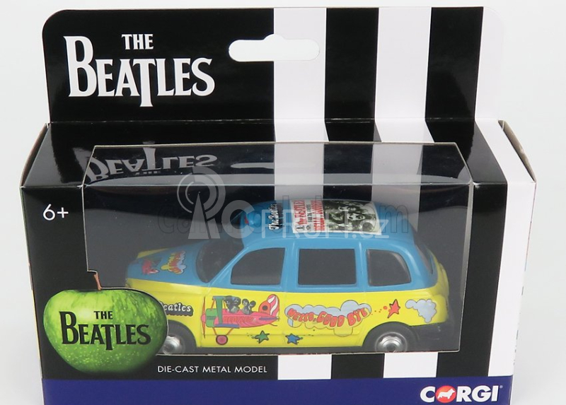 Corgi Austin London Taxi Lti Tx4 2014 - The Beatles 1:36 Žlutá Světle Modrá
