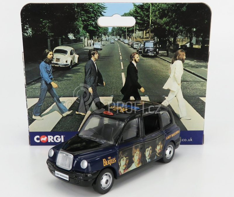 Corgi Austin London Taxi Lti Tx4 2014 - The Beatles - Lady Madonna 1:36 Blue