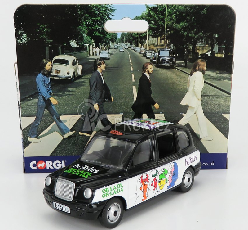 Corgi Austin London Taxi Lti Tx4 2014 - The Beatles - Ob-la-di Ob-la-da 1:36 Černá Bílá