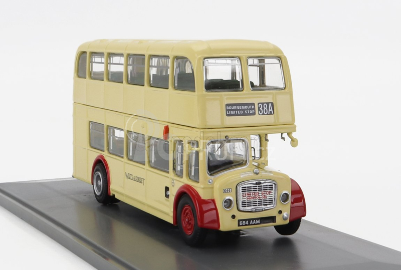 Corgi Bristol Lodekka Fs68 Autobus Wilts And Dorset 38a Bournemouth Limited Stop 1956 1:76 Cream Red