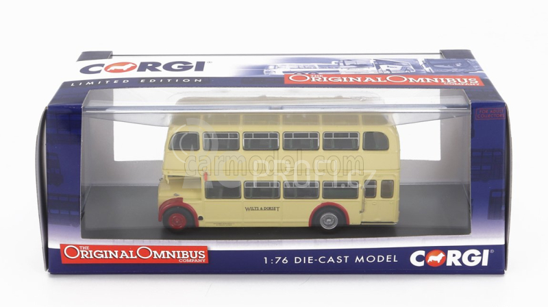 Corgi Bristol Lodekka Fs68 Autobus Wilts And Dorset 38a Bournemouth Limited Stop 1956 1:76 Cream Red