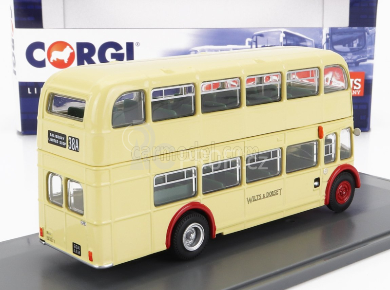 Corgi Bristol Lodekka Fs68 Autobus Wilts And Dorset 38a Salisbury Limited Stop 1956 1:76 Cream Red