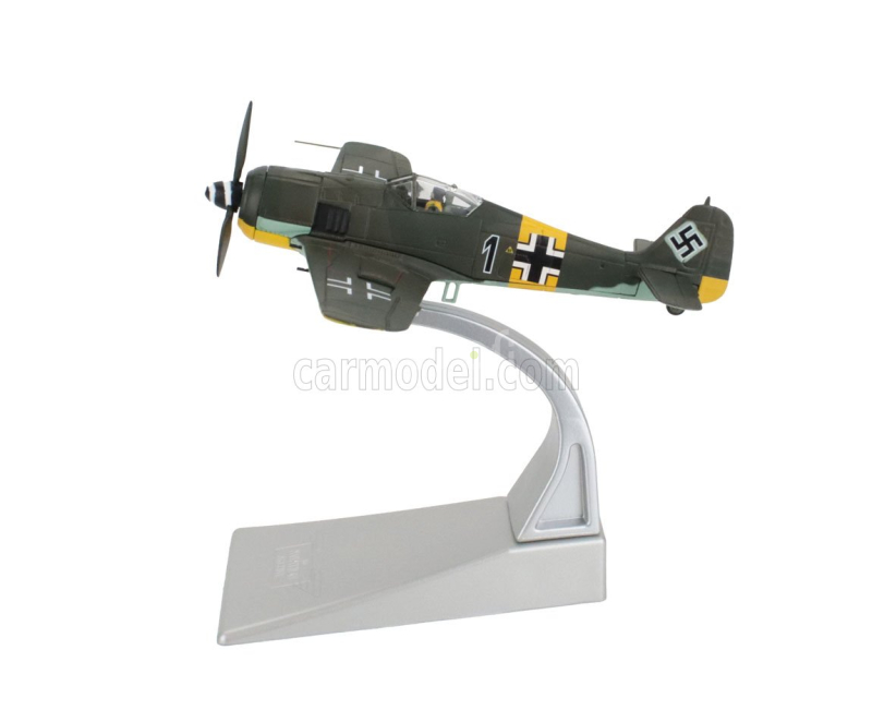 Corgi Focke wulf Fw 190a-8 Black-1 2./jg54 Oberleutnant Otto Kittel Military Airplane 1944 1:72 Vojenská Zelená