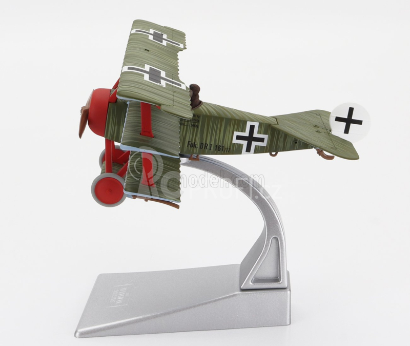 Corgi Fokker Dr.i Triplane Military Airplane 1918 - The Red Baron 1:48 Vojenská Zelená