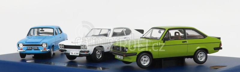 Corgi Ford england Coffret Box Set 3x 1970s Ford Rs Collection 1:43