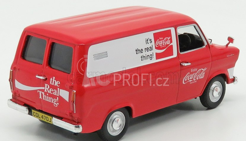 Corgi Ford england Transit Mki Van Coca-cola 1970 1:43 Červená Bílá