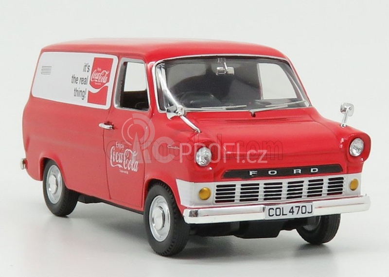 Corgi Ford england Transit Mki Van Coca-cola 1970 1:43 Červená Bílá