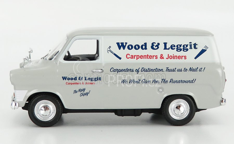 Corgi Ford england Transit Mki Van Wood & Leggit 1970 1:43 Grey