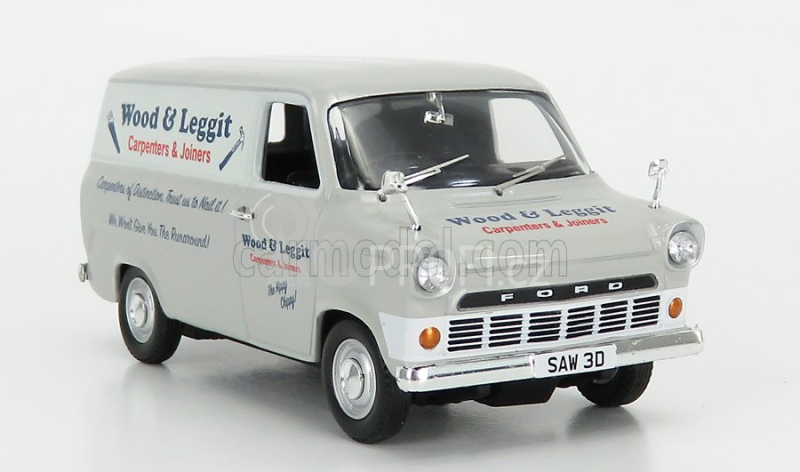 Corgi Ford england Transit Mki Van Wood & Leggit 1970 1:43 Grey
