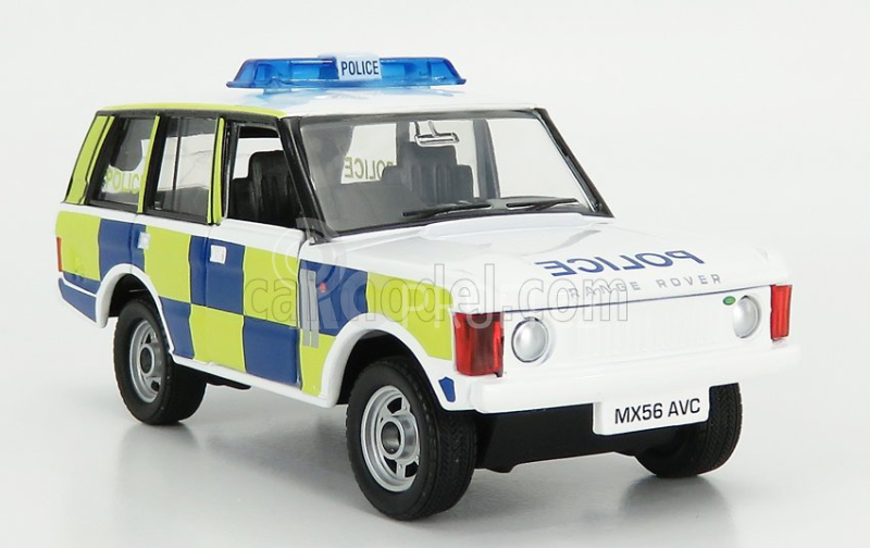 Corgi Land rover Range Rover Police 1971 1:36 Modrá Žlutá