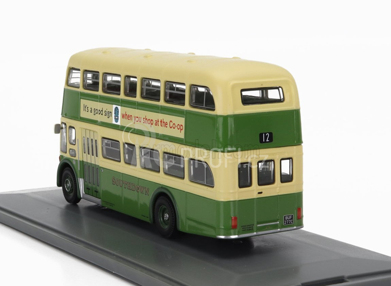Corgi Leyland Pd3 Autobus Queen Mary 1970 1:76 Zelený Krém