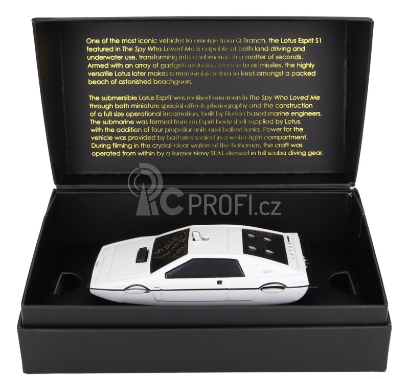 Corgi Lotus Esprit 1977 - 007 James Bond - The Spy Who Loved Me - La Spia Che Mi Amava 1:36 Bílá