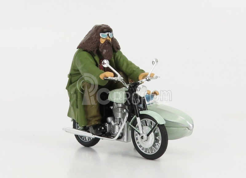 Corgi Motorcycle Hagrid's Sidecar Harry Potter - Movie 1:36 Velmi Světle Zelená