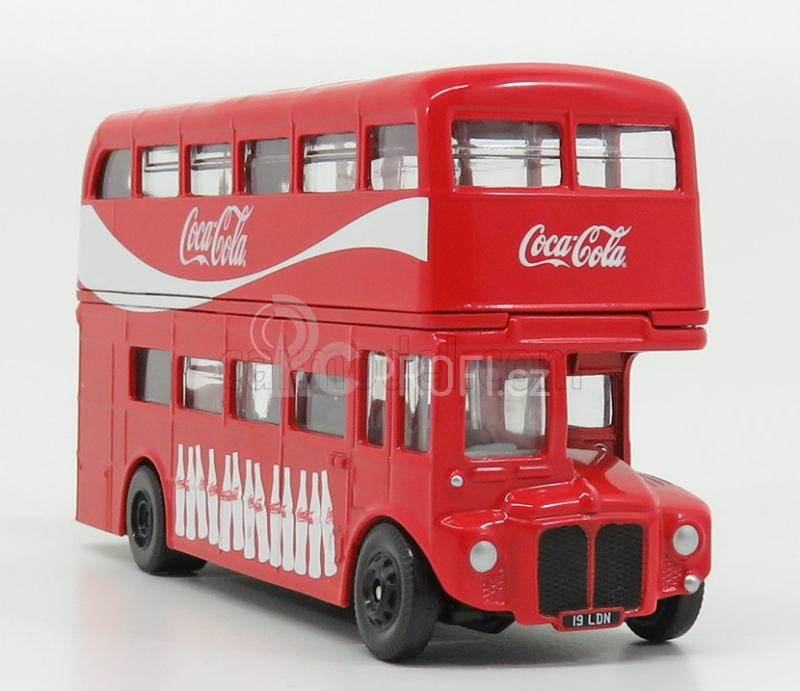 Corgi Routemaster Rml 2757 Autobus London Coca-cola 1956 1:64 Červená Bílá