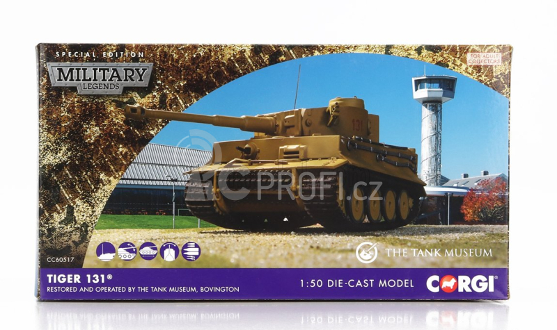 Corgi Tank Tiger 131 1943 1:50, písková