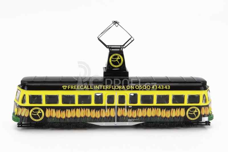 Corgi Tram Brush Railcoach Blackpool Transport Interflora 1970 1:76 Žlutá Černá