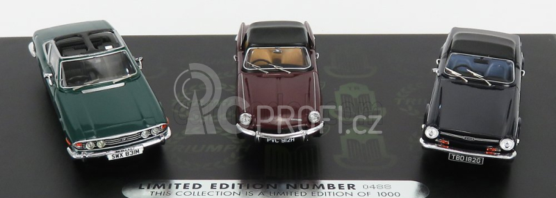 Corgi Triumph Set tří modelů 1:43