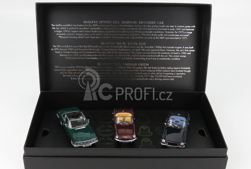Corgi Triumph Set tří modelů 1:43