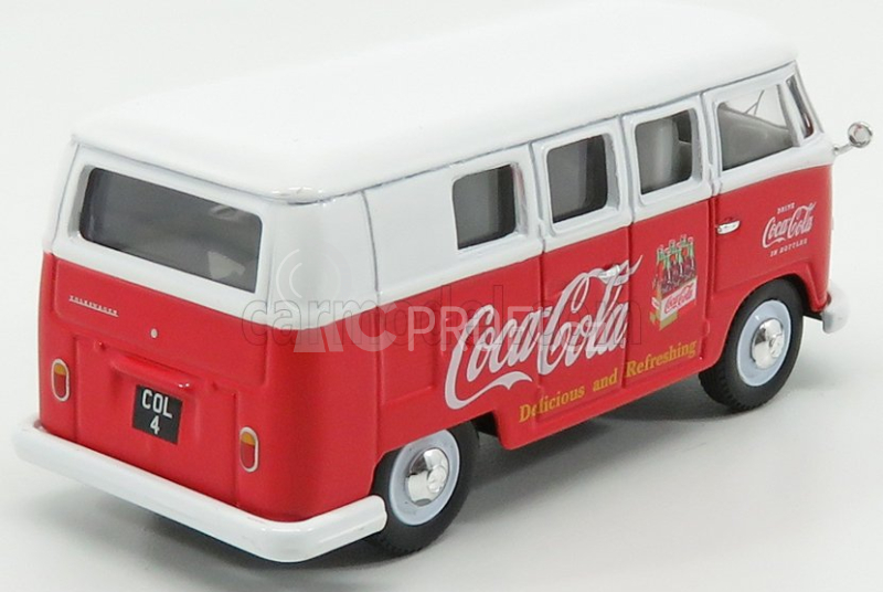 Corgi Volkswagen T1 Camper Van Coca-cola 1961 1:43 Červená Bílá