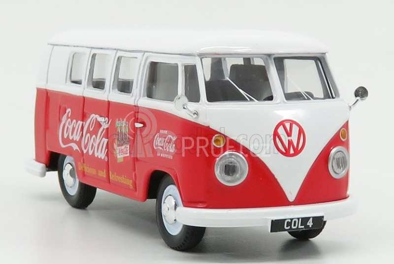 Corgi Volkswagen T1 Camper Van Coca-cola 1961 1:43 Červená Bílá