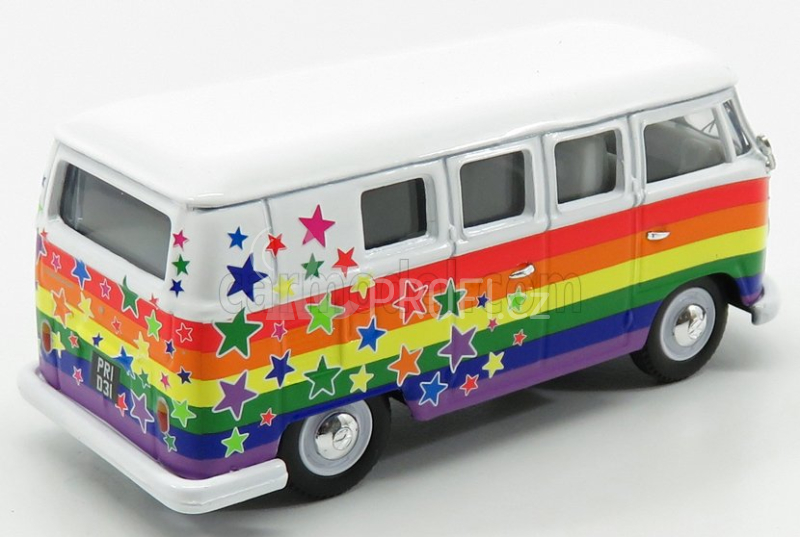 Corgi Volkswagen T1 Minibus Camper Van 1961 - Peace & Love 1:43 Různé