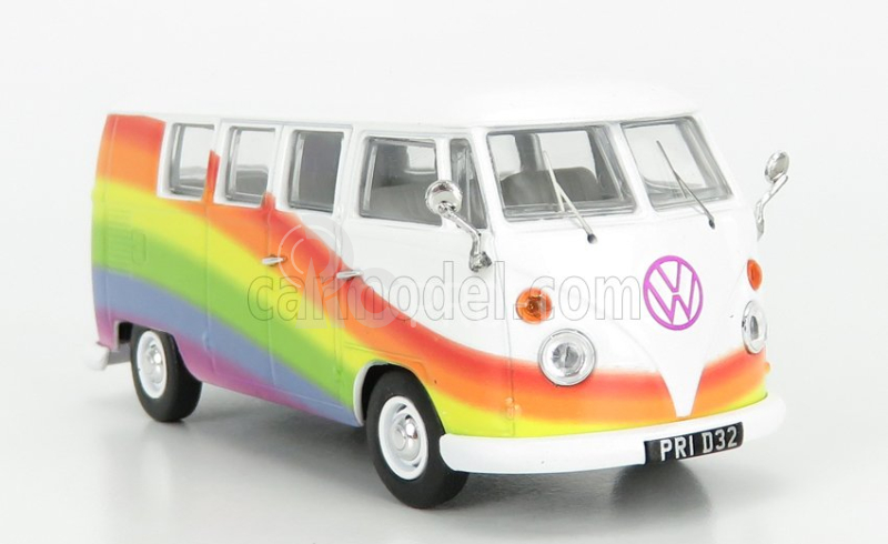 Corgi Volkswagen T1 Minibus Peace & Love Rainbows 1961 1:43 Různé