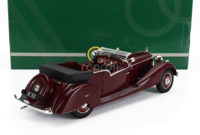 Cult-scale models Bentley 4.25l Vanden Plas Tourer Cabriolet Open 1938 1:18 Bordeaux Black