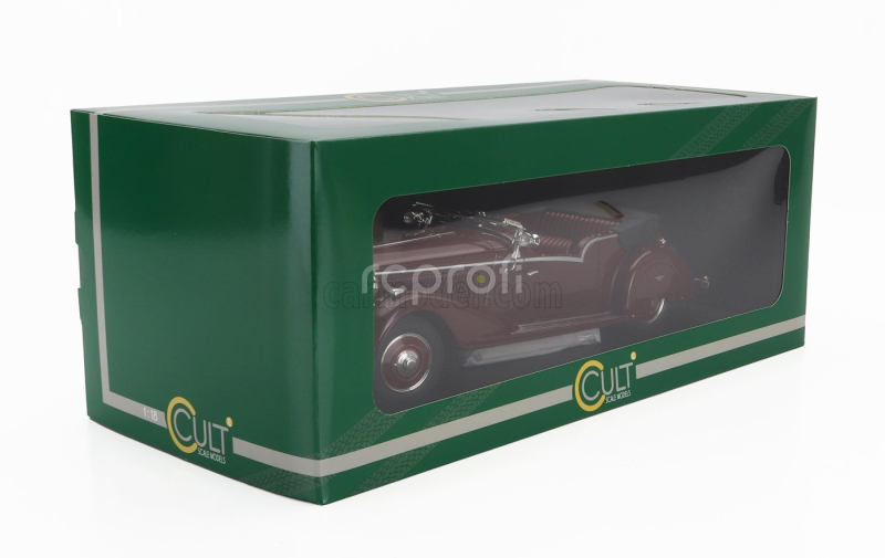 Cult-scale models Bentley 4.25l Vanden Plas Tourer Cabriolet Open 1938 1:18 Bordeaux Black
