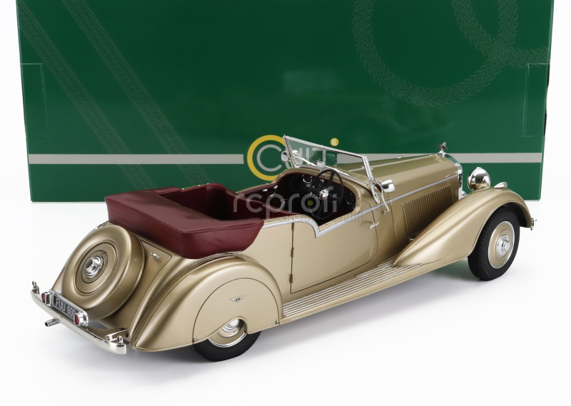 Cult-scale models Bentley 4.25l Vanden Plas Tourer Cabriolet Open 1938 1:18 Gold