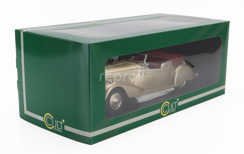 Cult-scale models Bentley 4.25l Vanden Plas Tourer Cabriolet Open 1938 1:18 Gold
