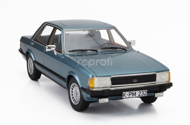 Cult-scale models Ford england Granada 2.8 Ghia Saloon 1978 1:18 Blue Met