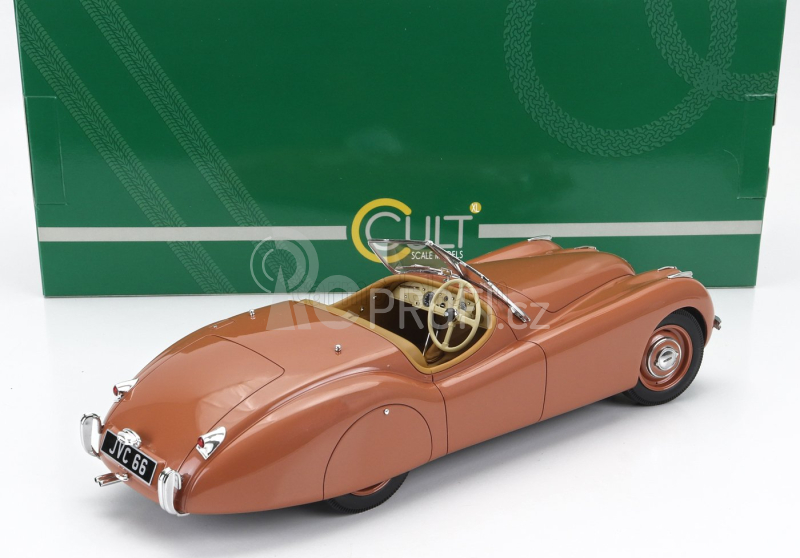 Cult-scale models Jaguar Xk120 Ots Spider Cabriolet Open 1948 1:18 Bronzová