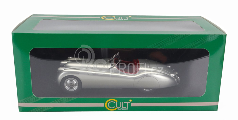 Cult-scale models Jaguar Xk120 Ots Spider Cabriolet Open 1948 1:18 Silver