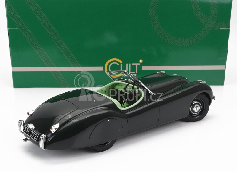 Cult-scale models Jaguar Xk120 Ots Spider Cabriolet Open 1948 1:18 Zelená