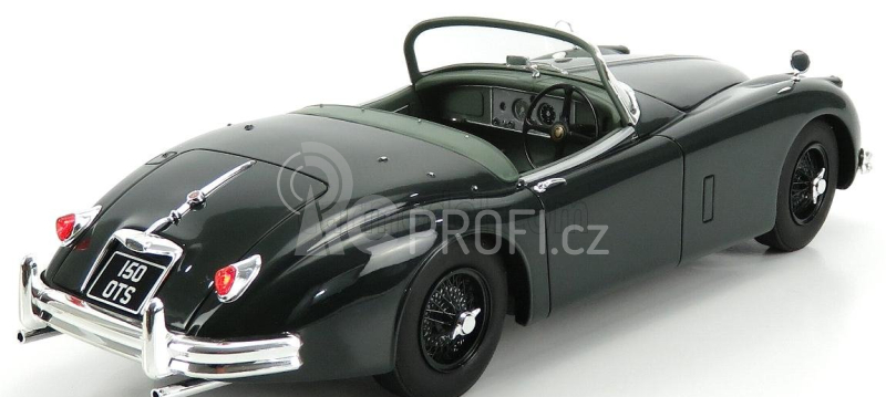 Cult-scale models Jaguar Xk150 Spider Open 1958 1:18 Britská Závodní Zelená