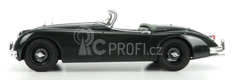 Cult-scale models Jaguar Xk150 Spider Open 1958 1:18 Britská Závodní Zelená