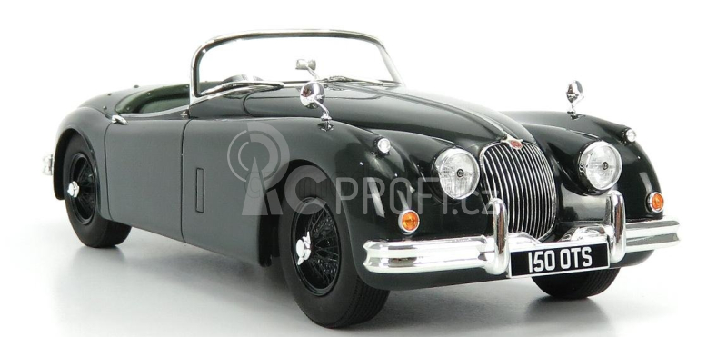 Cult-scale models Jaguar Xk150 Spider Open 1958 1:18 Britská Závodní Zelená