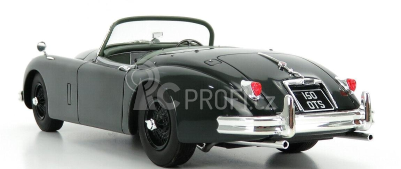Cult-scale models Jaguar Xk150 Spider Open 1958 1:18 Britská Závodní Zelená