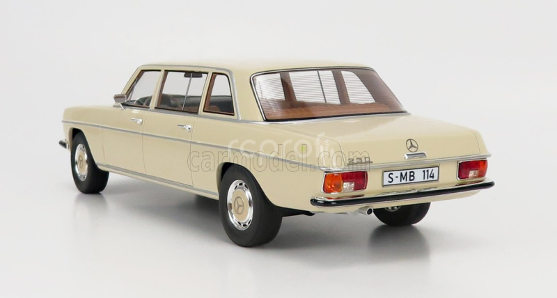 Cult-scale models Mercedes benz 230 (w114) Lang Limousine Lhd 1970 1:18 Bílá