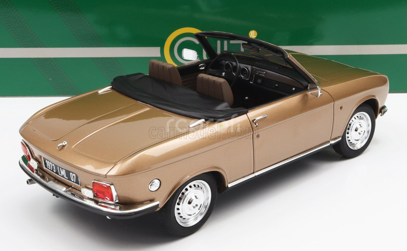 Cult-scale models Peugeot 304 Cabriolet 1973 1:18 Gold Met