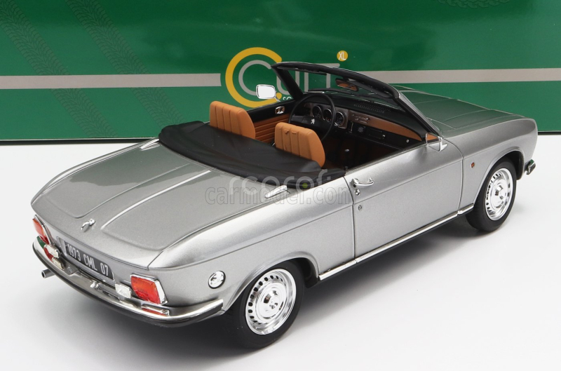 Cult-scale models Peugeot 304 Cabriolet 1973 1:18 Silver Met